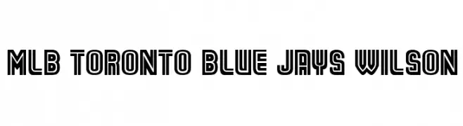 MLB Toronto Blue Jays Wilson  フリーフォントのダウンロード