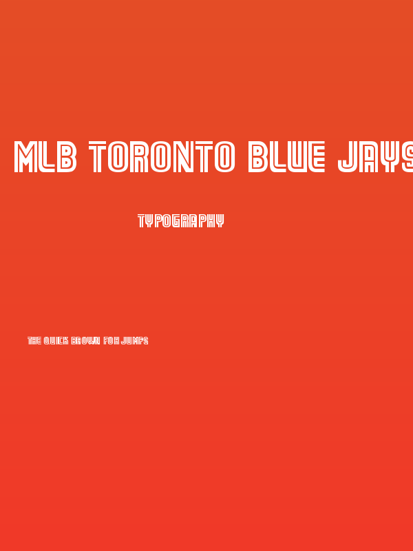 MLB Toronto Blue Jays Wilson Poster
