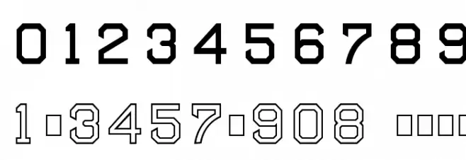 MLB Tuscan New Font OTHER CHARS