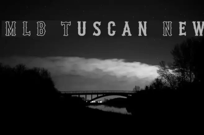 MLB Tuscan New Font examples