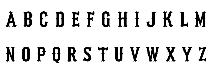 MLB Tuscan New Font LOWERCASE