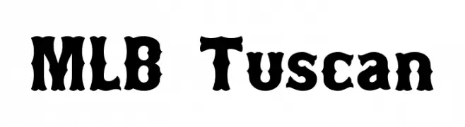 MLB Tuscan  नि: शुल्क फ़ॉन्ट्स डाउनलोड