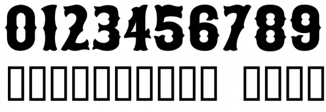 MLB Tuscan フォント その他の文字