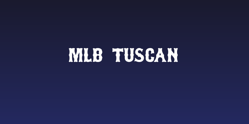 MLB Tuscan Social Header