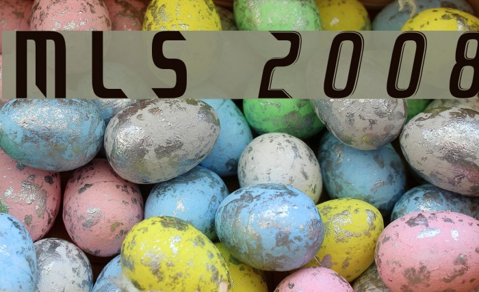 MLS 2008 Шрифта examples