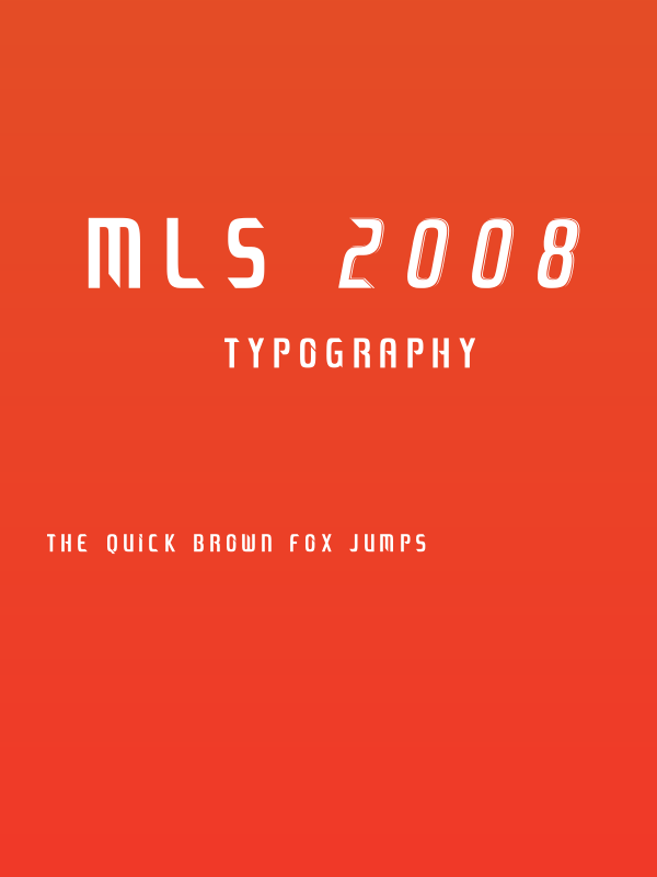 MLS 2008 Poster