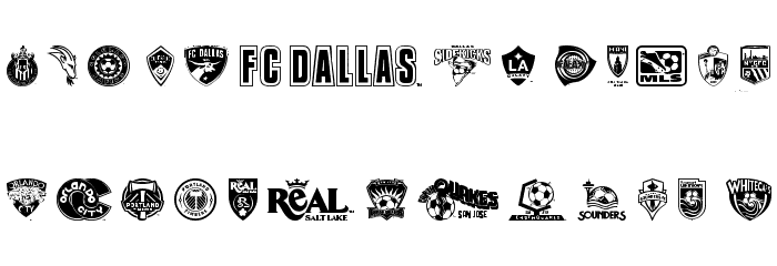 MLS WEST Font LOWERCASE