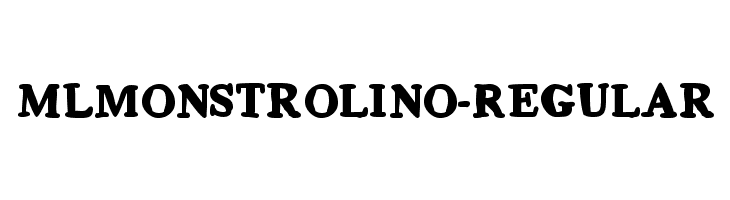 MLmonstrolino-Regular Font