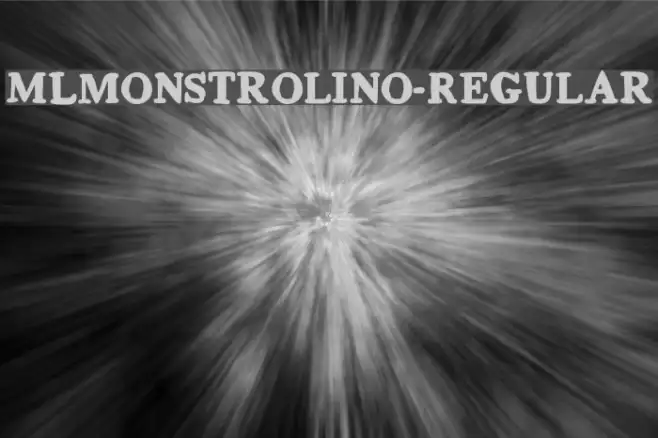 MLmonstrolino-Regular Example 3