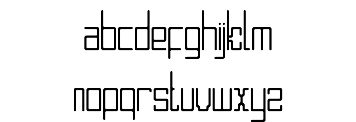Mlungker Regular Font LOWERCASE