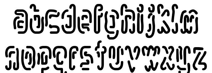 Mlurmlry-Regular Font LOWERCASE