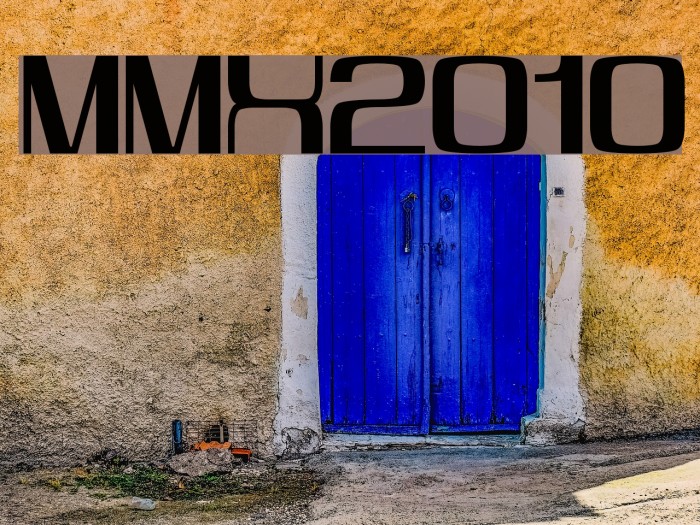 MMX2010 Font examples
