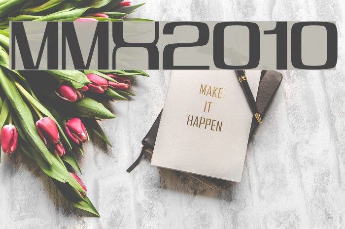 MMX2010 Font examples