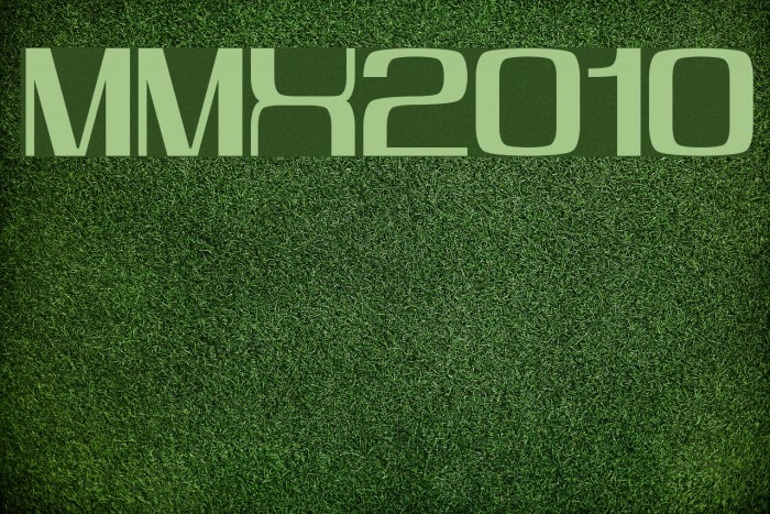 MMX2010 Font examples