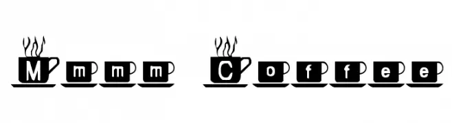 Mmmm Coffee  لخطوط تنزيل