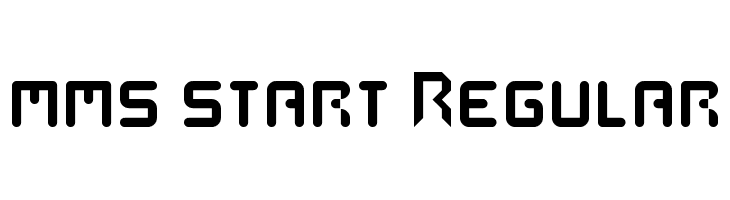 mms start Regular  フリーフォントのダウンロード