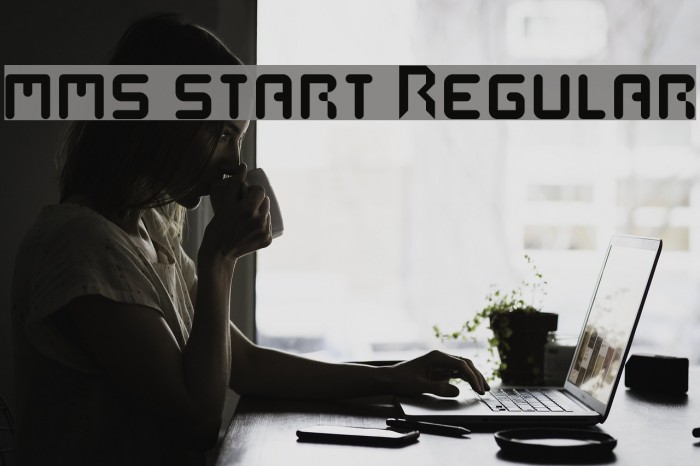 mms start Regular Font examples