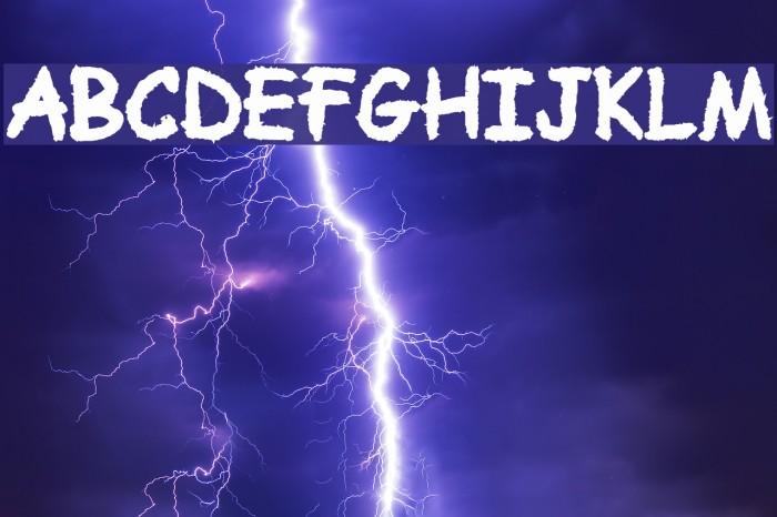 MN DARKRIVER Font examples