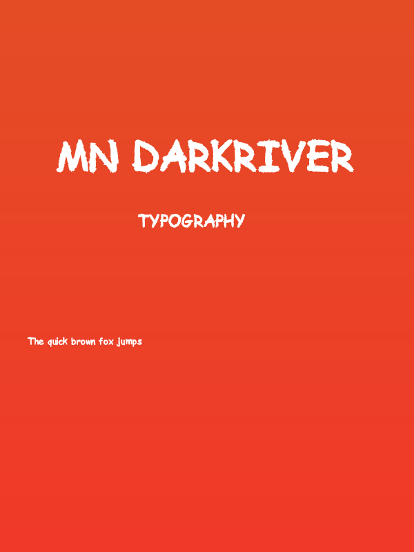 MN DARKRIVER Poster
