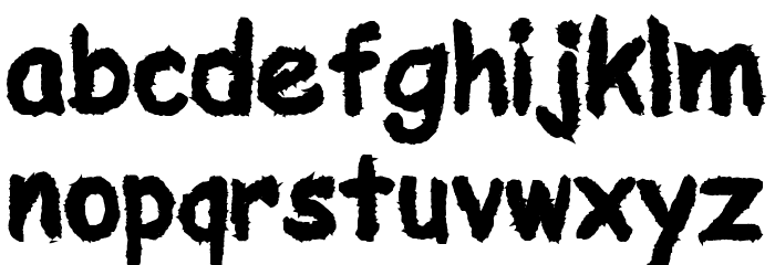 MN DARKRIVER Font LOWERCASE