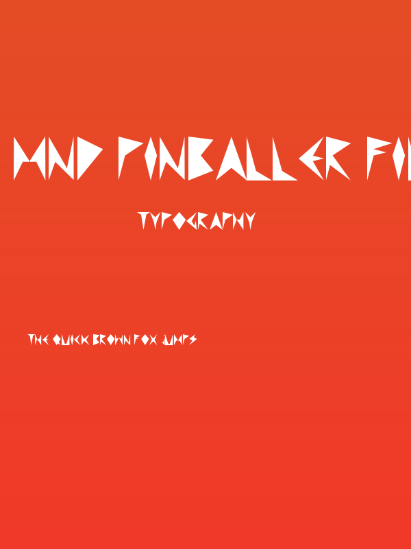 MND Pinballer Fill 1 Poster