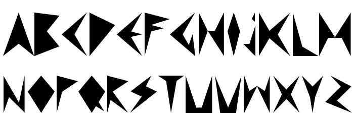 MND Pinballer Fill 1 Schriftart Kleinbuchstaben