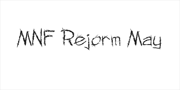 MNF Rejorm May Logo