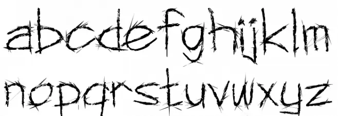 MNF Rejorm May Schriftart Kleinbuchstaben