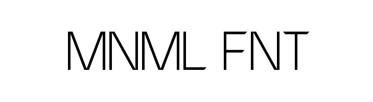 MNML FNT Font