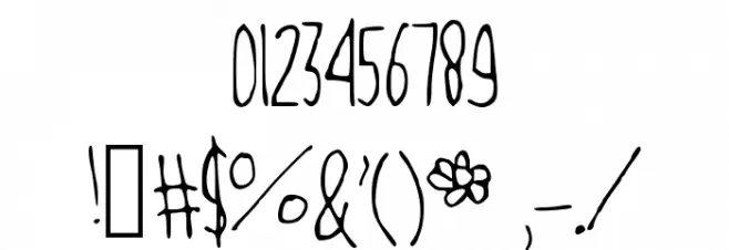 MNSUMMERBREEZE Medium Font OTHER CHARS