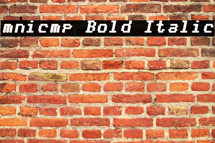 mnicmp Bold Italic Example 1