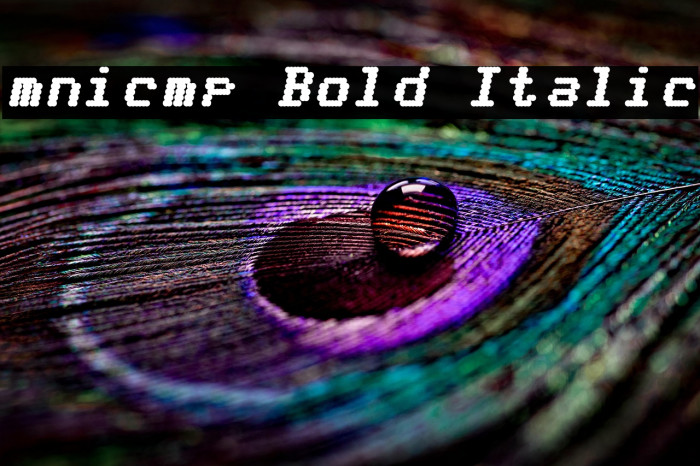mnicmp Bold Italic Example 2
