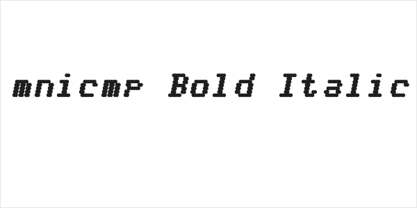 mnicmp Bold Italic Logo