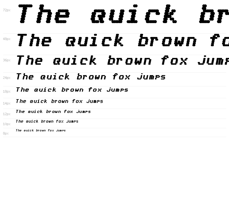 mnicmp Bold Italic Waterfall