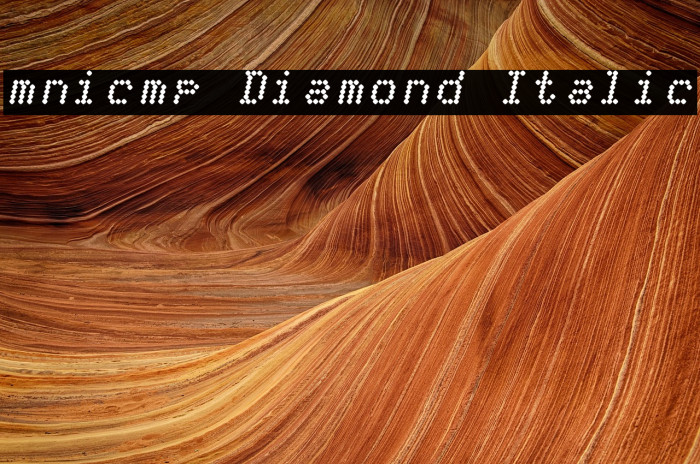 mnicmp Diamond Italic Example 3