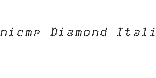 mnicmp Diamond Italic Logo