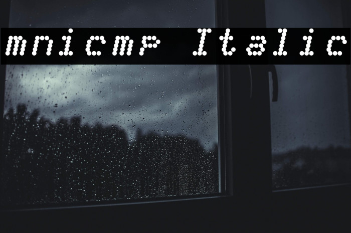 mnicmp Italic Example 3