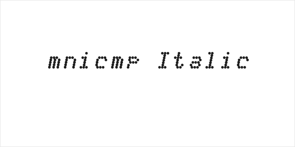 mnicmp Italic Logo