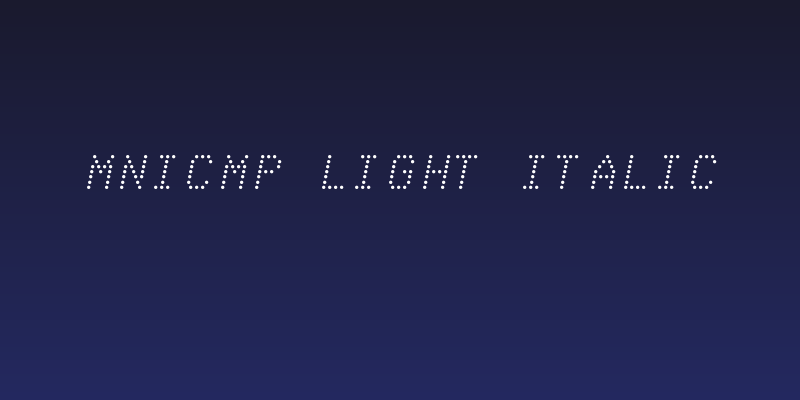 mnicmp Light Italic Social Header