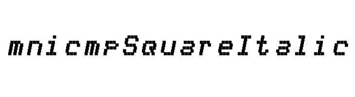 mnicmp Square Italic  Descarca Fonturi Gratis