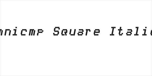 mnicmp Square Italic Logo
