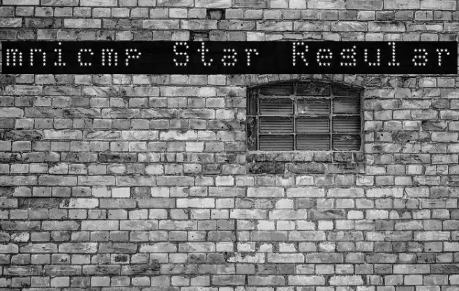 mnicmp Star Regular Font examples