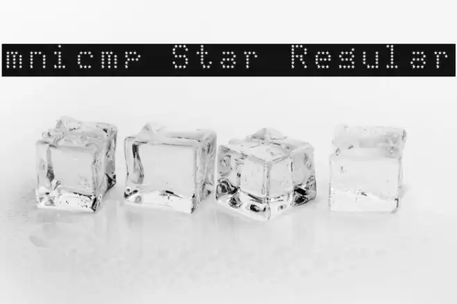 mnicmp Star Regular Font examples