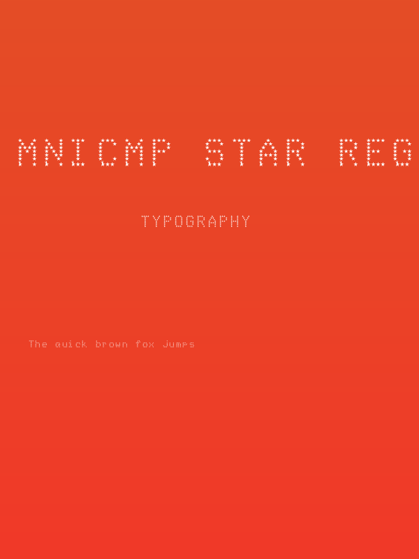 mnicmp Star Regular Poster
