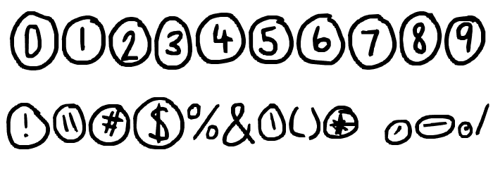 mnm Font OTHER CHARS