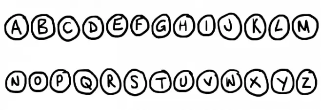 mnm フォント 大文字