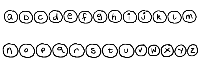 mnm Font LOWERCASE
