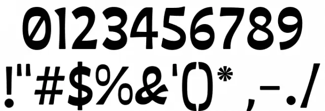 MO Bayannur TRIAL Regular Font OTHER CHARS