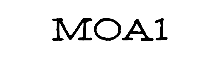 MOA 1  नि: शुल्क फ़ॉन्ट्स डाउनलोड