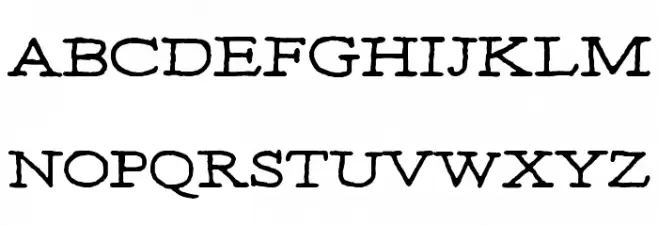MOA 1 Schriftart Groß
